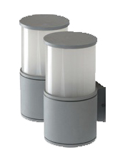 RH7201 aluminum 2 lights wall la