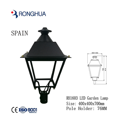 RH1603 LED Garden Post Lantern