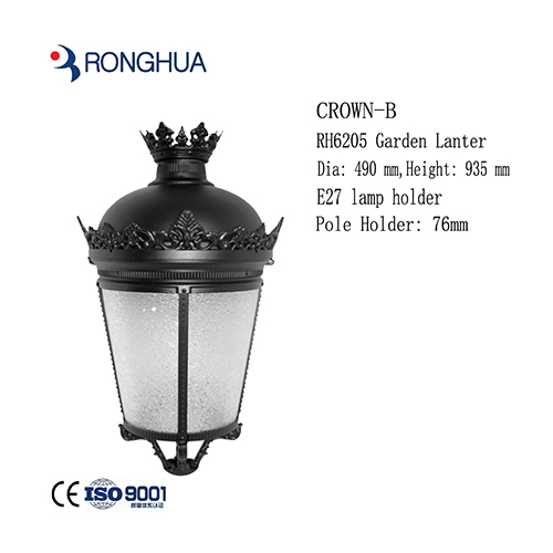 RH6205 Crown Garden Lantern LED